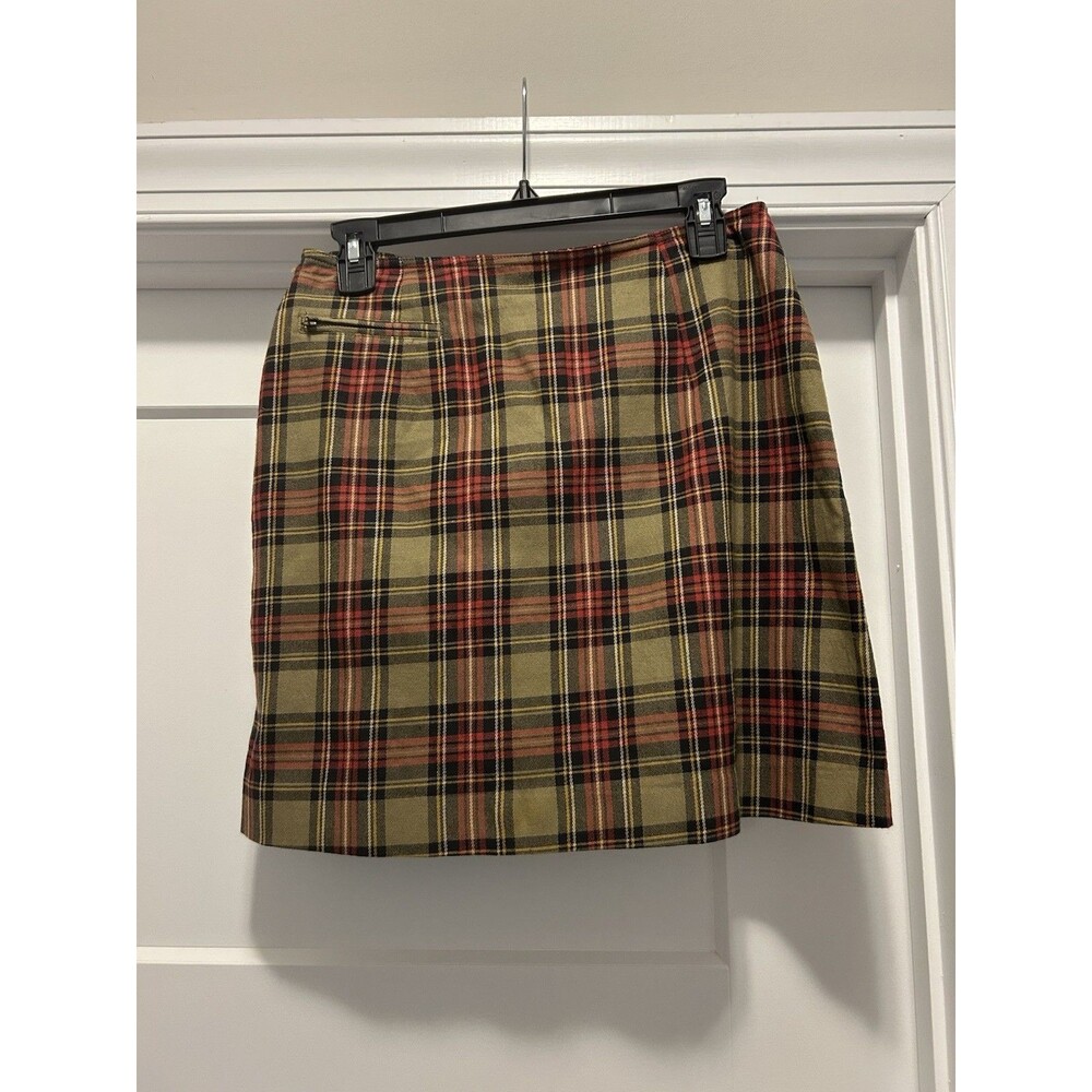 Vintage Y2K The Limited 10 Plaid Skirt Womens Preppy Academia Corp Office School